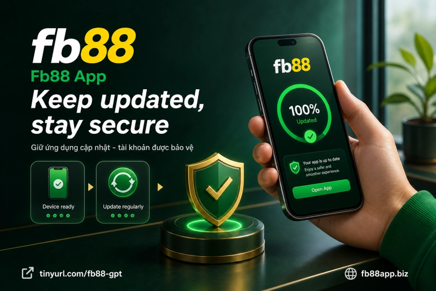 cập nhật phiên bản Fb88 App bảo mật tài khoản điều kiện thiết bị