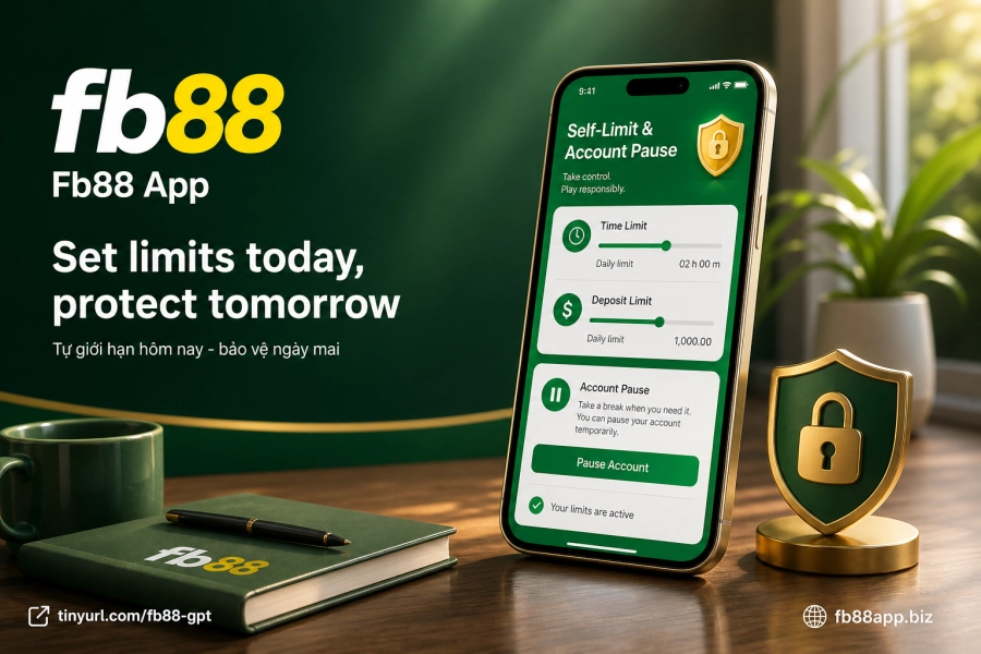 tạm dừng tài khoản Fb88 công cụ tự giới hạn cá cược có trách nhiệm